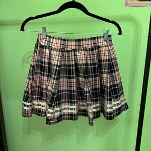 Plaid Pink Skirt